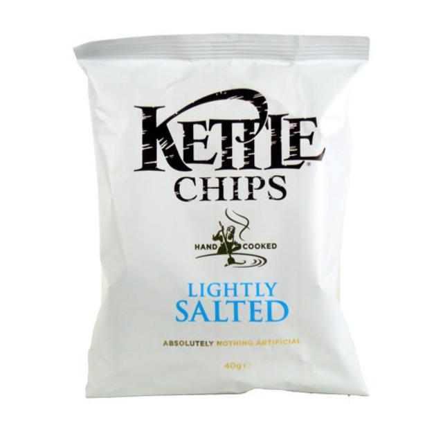 Kettle Lightly Salted Hand Cooked Crisps 40g